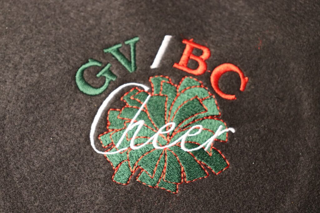 Cheer Embroidery Design