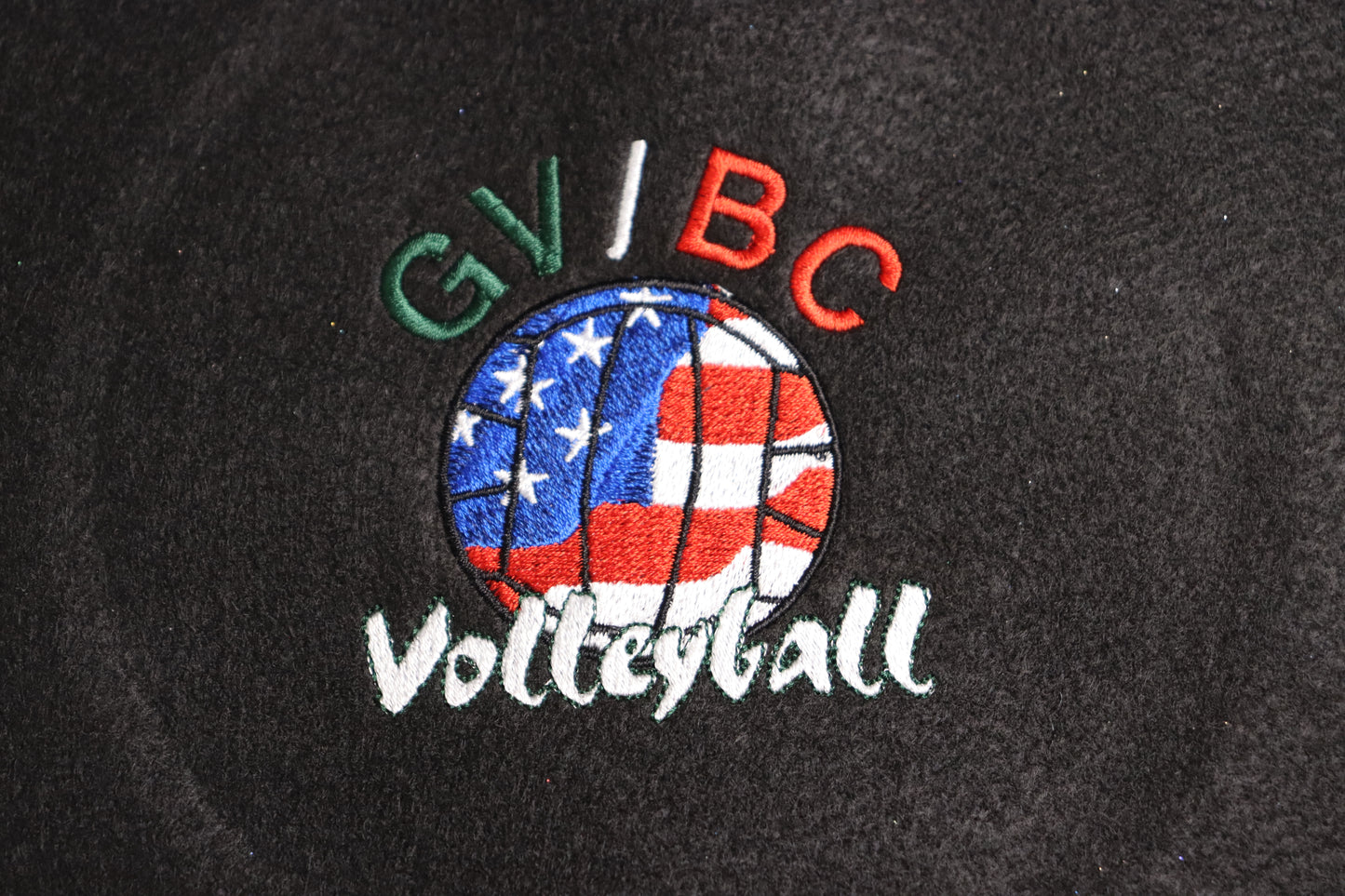 Volleyball embroidery design