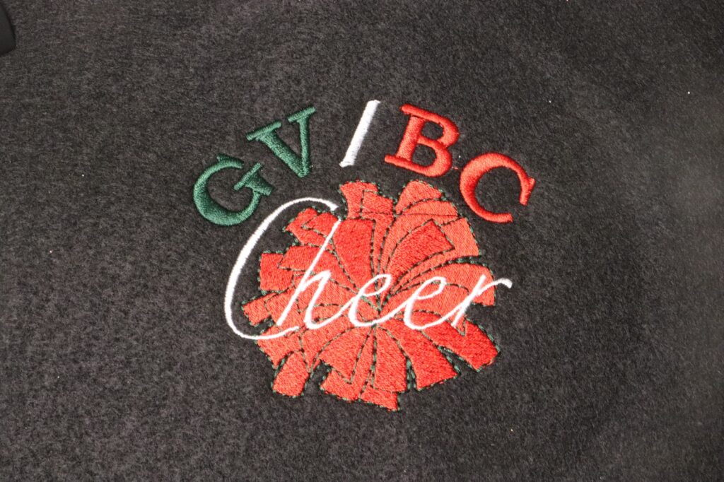 Cheer Embroidery Design