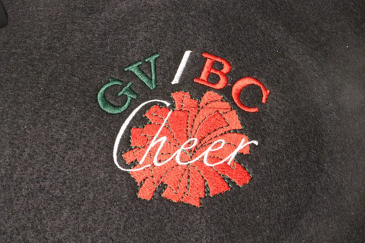 Cheer Embroidery Design